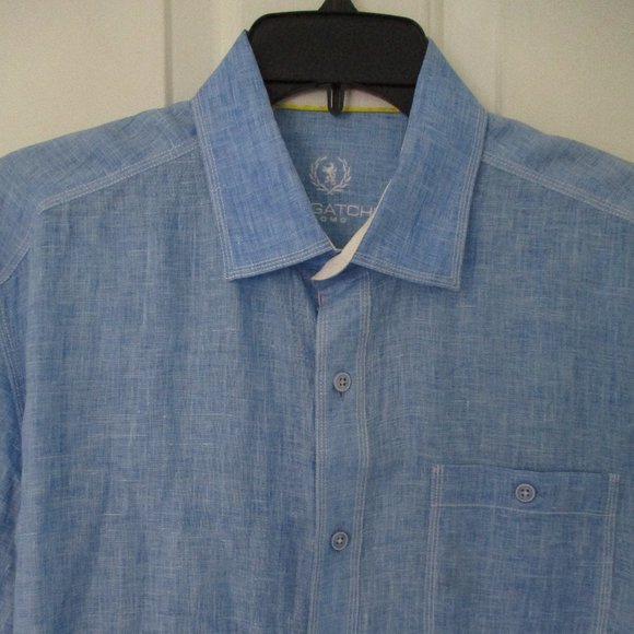 Bugatchi -OOOHCOTTON JAMES LS SHIRT - Air Blue